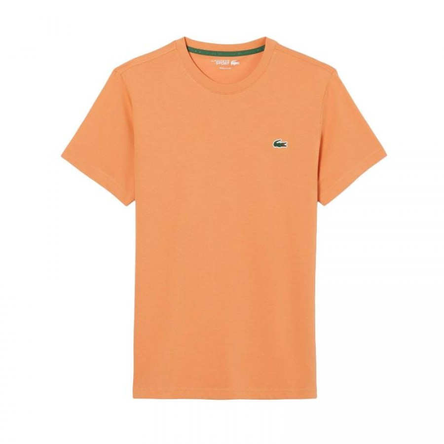 T-shirt orange graphique Lacoste Sport