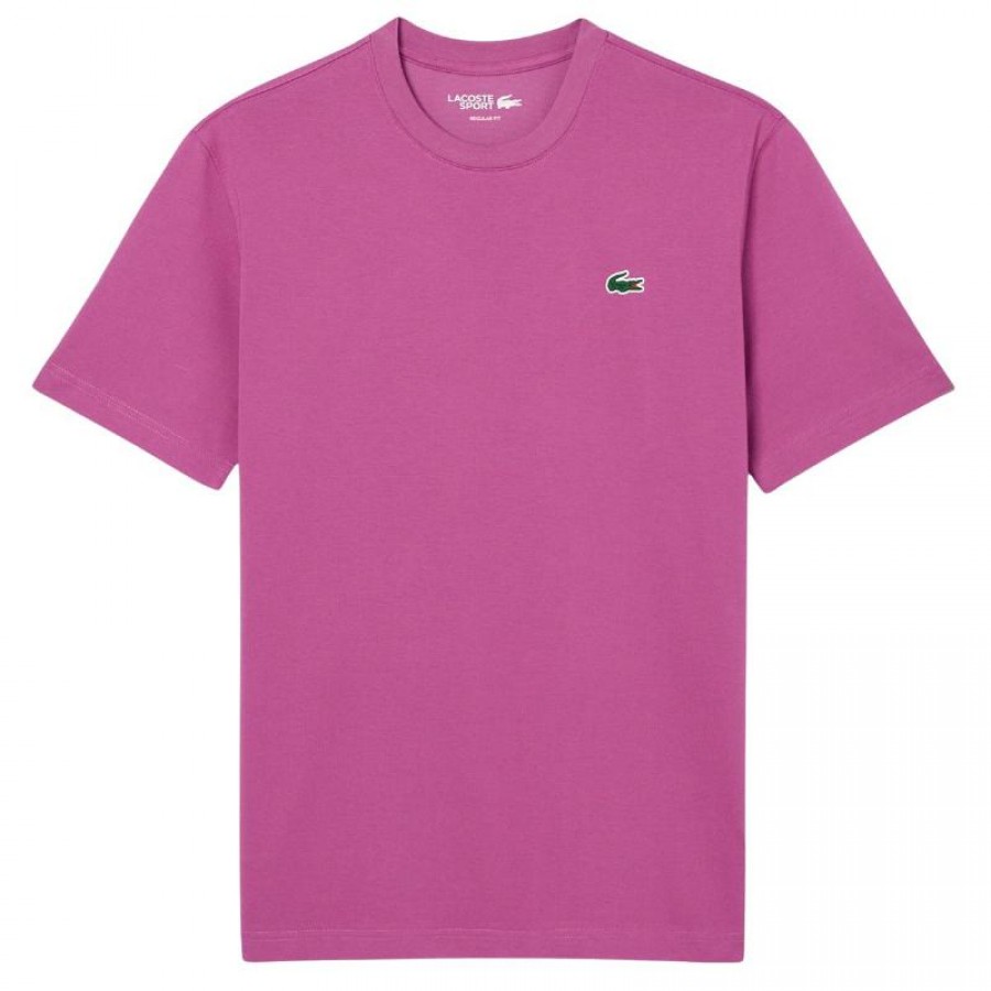 Camiseta Lacoste Sport Regular Fit Malva