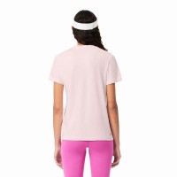 Camiseta Lacoste Sport Rosa Mujer
