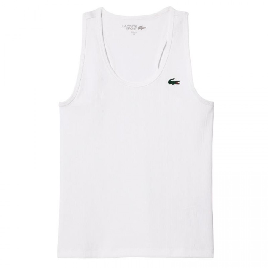 Camiseta Lacoste Sport Slim Fit Blanco
