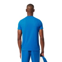 Camiseta Lacoste Sport Ultra Dry Azul Blanco