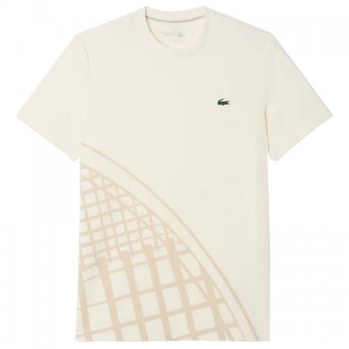 Camiseta Lacoste Tenis Ultra Dry Blanco Roto