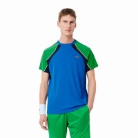 Camiseta Lacoste Ultra Dry Azul Marino Verde