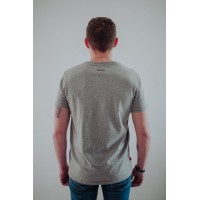 Camiseta Loco Originale Gris Burgundy