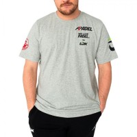 Camiseta Lok A1 Padel Bridger Gris Melange