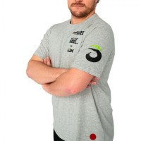 Camiseta Lok A1 Padel Bridger Gris Melange