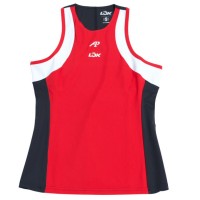Camiseta Lok A1 Padel Elk Blanco Negro Mujer
