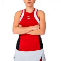 Camiseta Lok A1 Padel Elk Blanco Negro Mujer