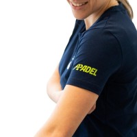 Camiseta Lok A1 Padel Glacier Azul Marino Mujer