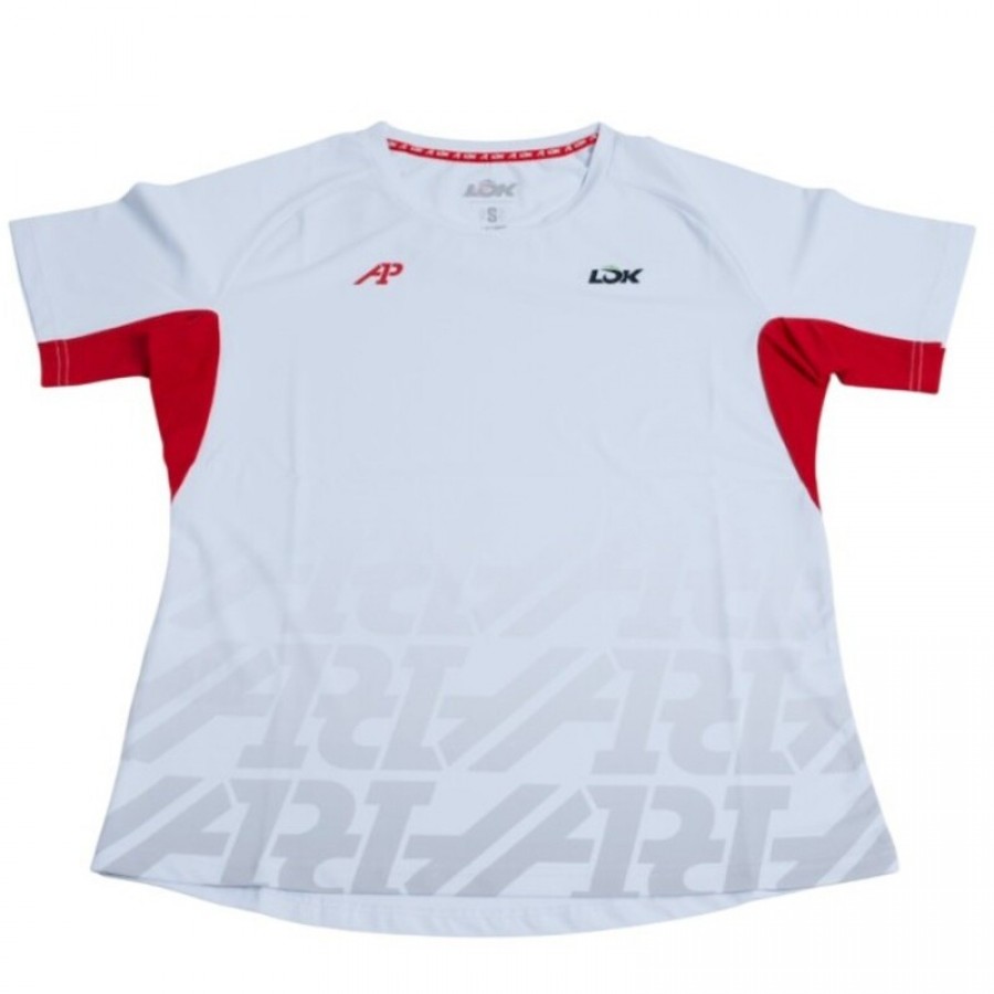 Camiseta Lok A1 Padel Stanish Blanco Mujer