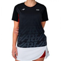Camiseta Lok A1 Padel Stanish Negro Mujer