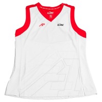 Camiseta Lok A1 Padel Wasatch Blanco Mujer