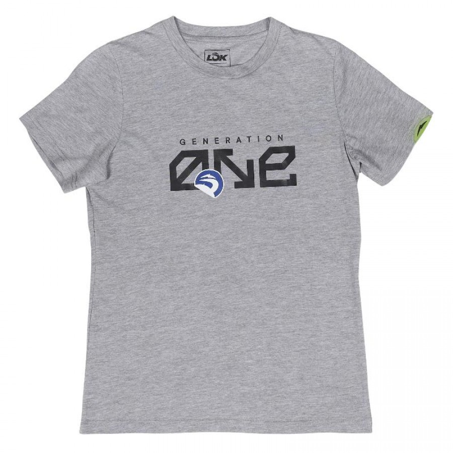 Camiseta Lok Gen One Gris Mujer