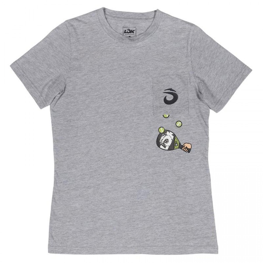 Camiseta Lok The Juggler Gris Mujer