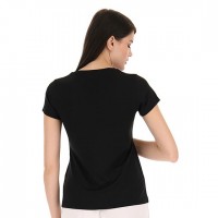 T-shirt a manches courtes Lotto MSP Femmes Noires PADELPOINT T-shirt a manches courtes Lotto MSP Femmes Noires