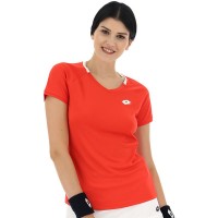 T-shirt femme Lotto Squadra II orange
