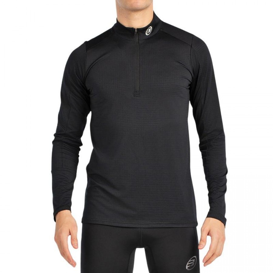 Camiseta Manga Larga Bullpadel Brise Negro