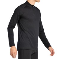 Camiseta Manga Larga Bullpadel Brise Negro