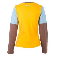 Camiseta Manga Larga Varlion MD M/L06-MC617 Amarillo Mujer