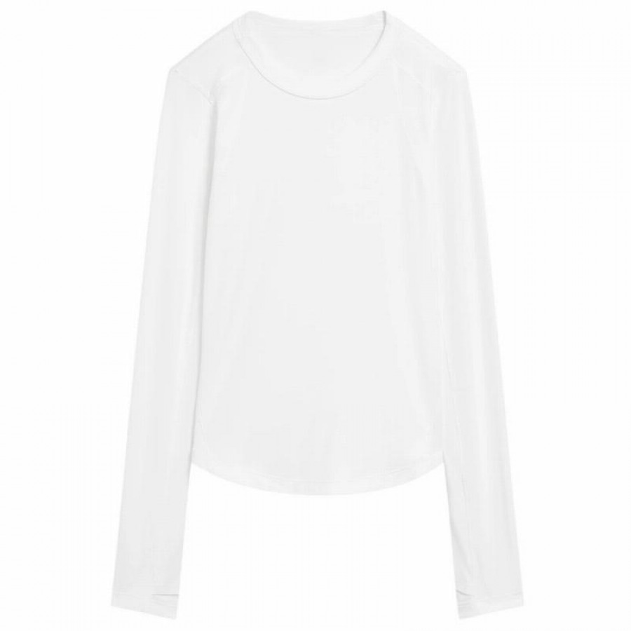 Camiseta Manga Larga Wilson All Day Blanco Mujer
