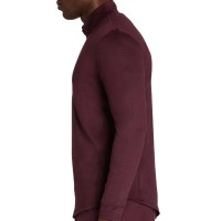 Wilson Everyday Performance T-shirt à manches longues demi-fermeture Rouge foncé