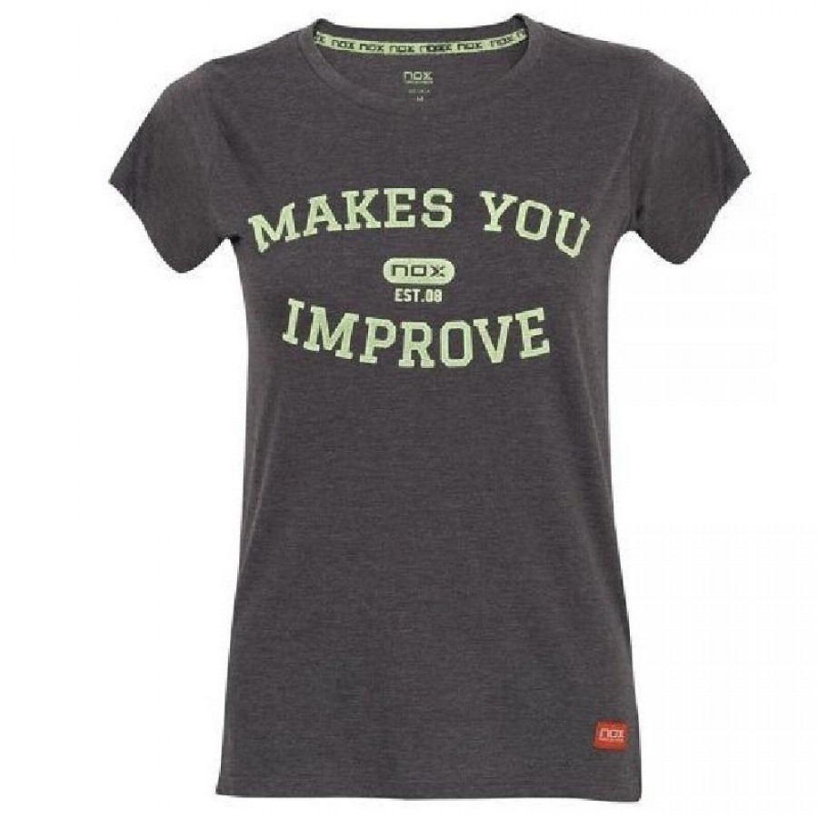 Camiseta Nox Basic Gris Mujer