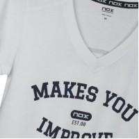Camiseta Nox Mujer Basic Blanco