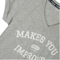 Camiseta Nox Mujer Basic Gris Vigore