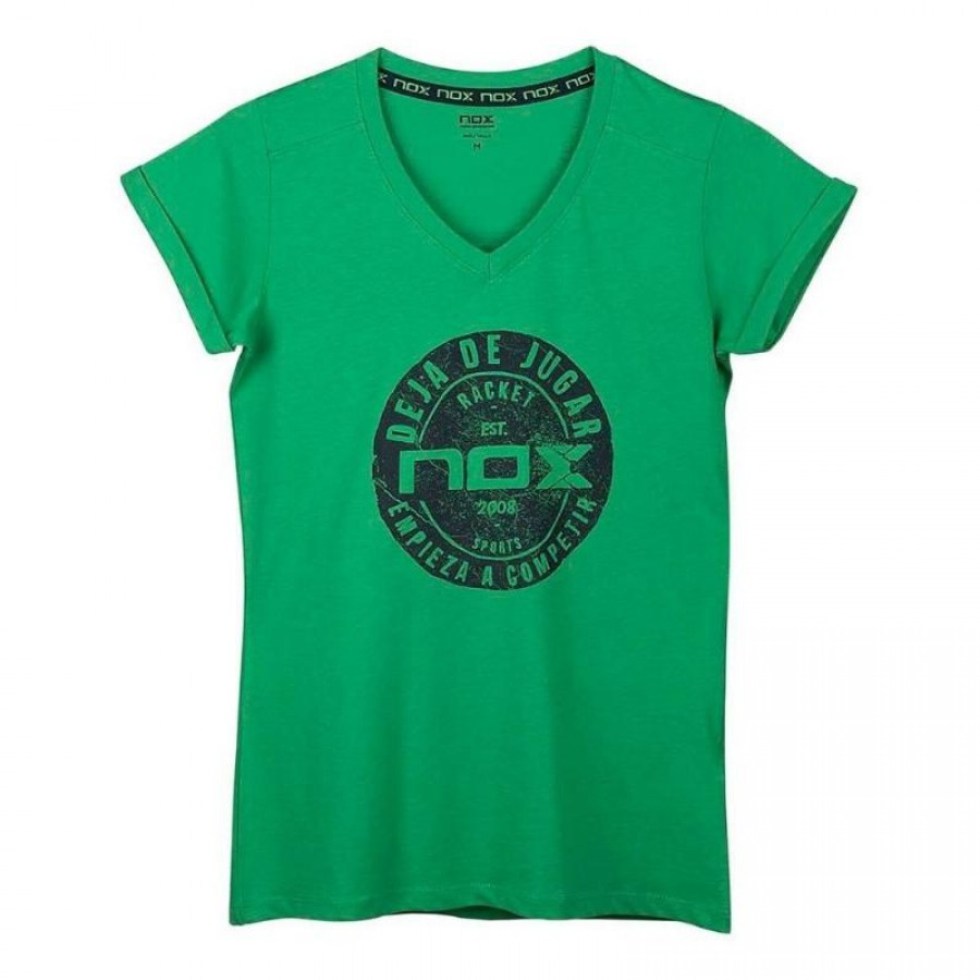 Camiseta Nox Mujer Basic Verde