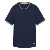 Camiseta Wilson Court Performance Crew Azul Marino