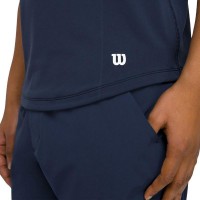 Camiseta Wilson Court Performance Crew Azul Marino