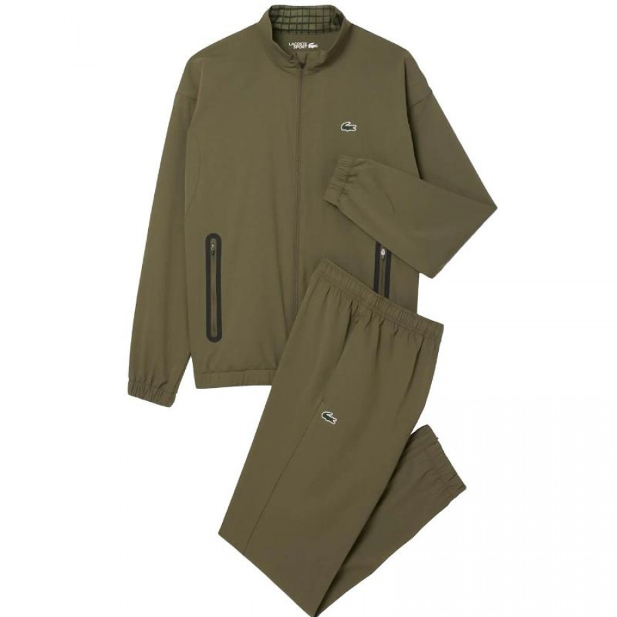 Lacoste Tennis Sweater Khaki Green