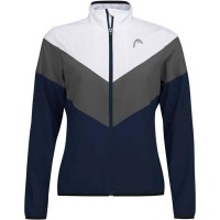 Chaqueta Head Club 22 Azul Marino Blanco Mujer