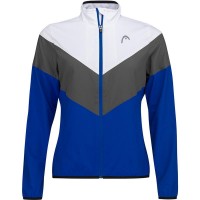Chaqueta Head Club 22 Azul Royal Blanco Mujer