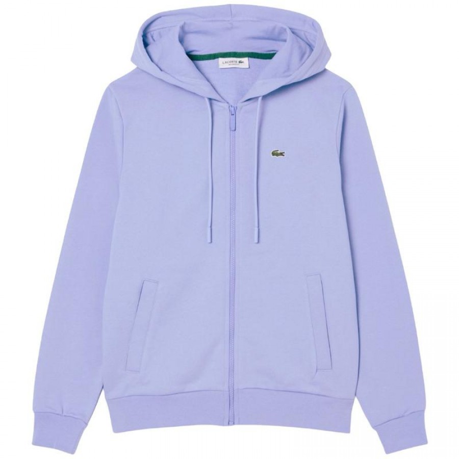 Chaqueta Lacoste Sport Algodon Azul Violeta Mujer