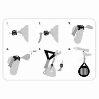 Cierre de Cordon Constrictor Blanco 3 Unidades