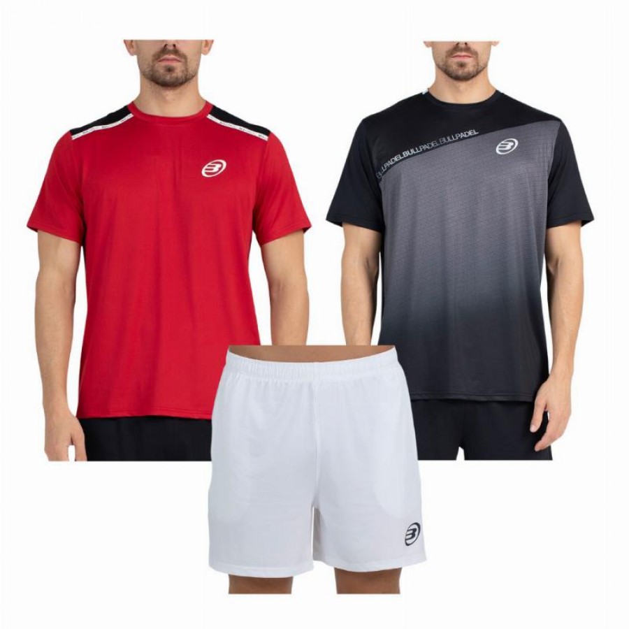 Conjunto Bullpadel Adventure Summit Blanco x3