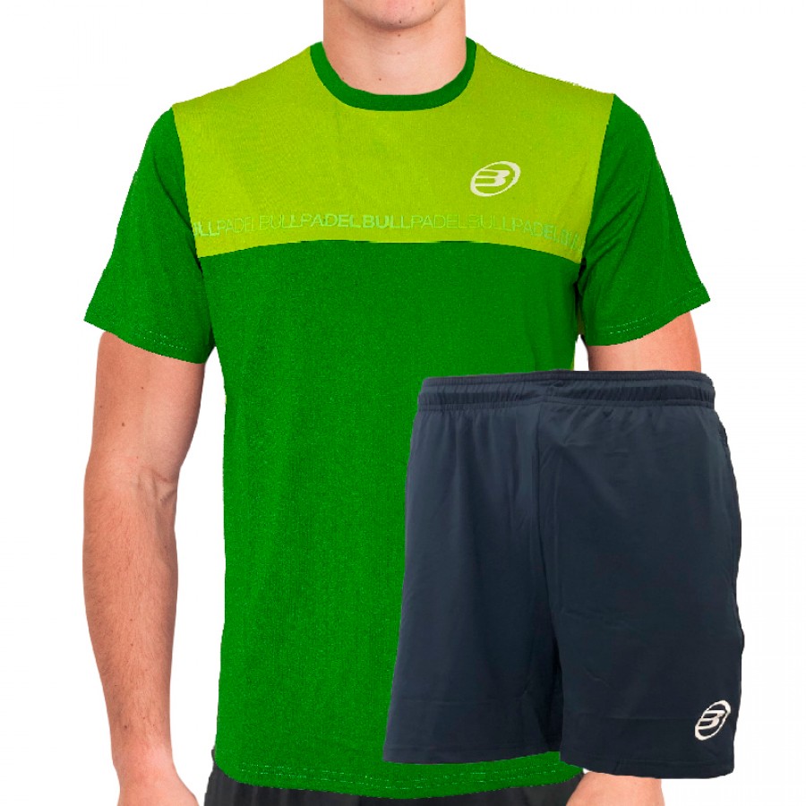 Bullpadel Rebel Pro Limon Fluor Vigore Marino Set PADELPOINT Bullpadel Rebel Pro Limon Fluor Vigore Marino Set