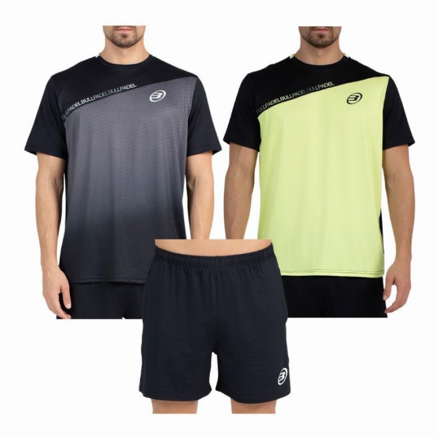 Conjunto Bullpadel Summit Performance Negro x3