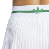 Falda Adidas Originals Pro London Pleated Blanco