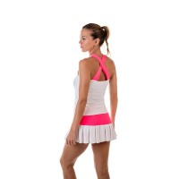 Skirt BB Nerea White Pink Fluor PADELPOINT Skirt BB Nerea White Pink Fluor