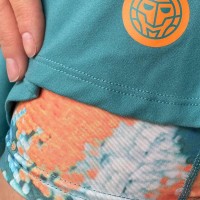 Falda Bidi Badu Melbourne Printed Wavy Petroleo Naranja