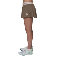 Falda Bidi Badu Paris Printed Wavy Marron Beige