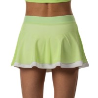 Falda Drop Shot Lys Verde Blanco
