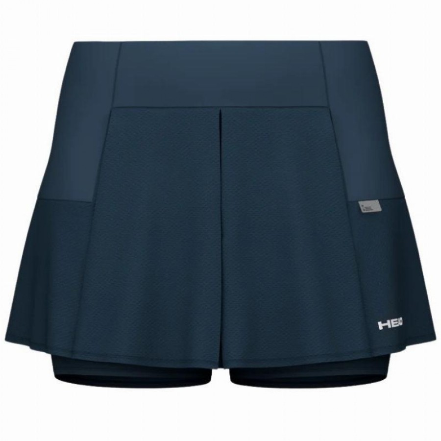 Falda Head Performance Azul Marino Plata