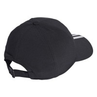 Adidas Aeroready Baseball 3 Band Cap Black White PADELPOINT Adidas Aeroready Baseball 3 Band Cap Black White