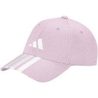 Gorra Adidas Baseball 3 Stripes Rosa Claro