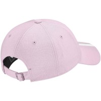 Gorra Adidas Baseball 3 Stripes Rosa Claro