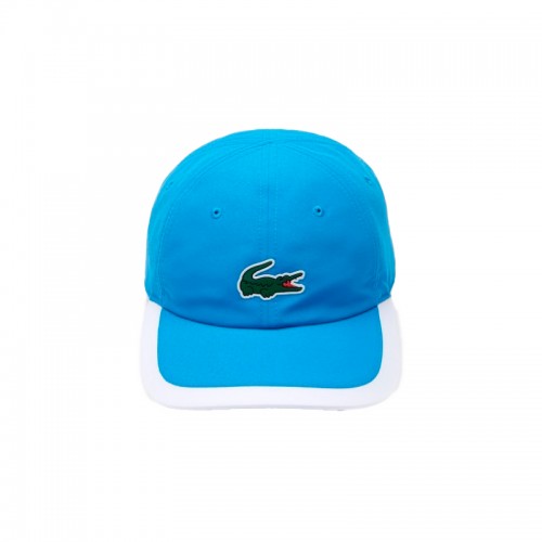 Light Lacoste Cap Blue White
