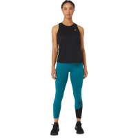 Asics Tiger Meshes 7/8 Black Pine Green Performance PADELPOINT Asics Tiger Meshes 7/8 Black Pine Green Performance